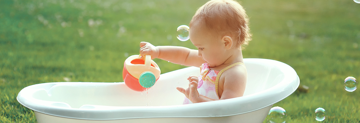Imagem Dicas para o Banho do seu Bebe
