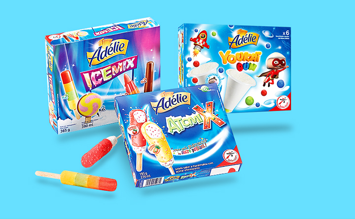 gelados infantis
