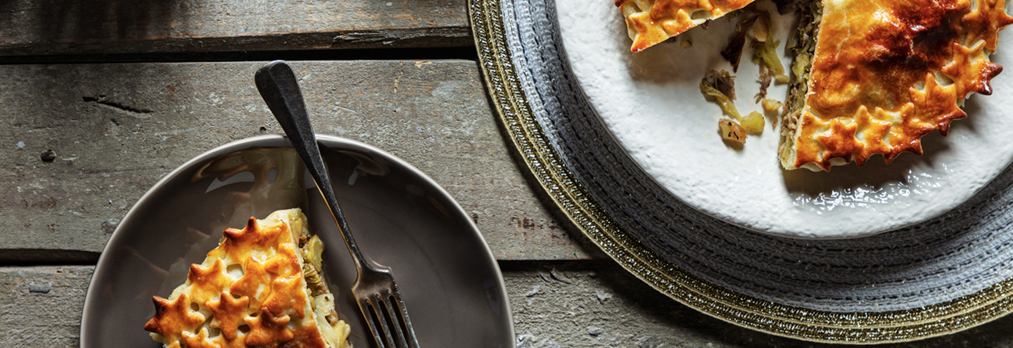 Imagem Empada de Cabrito com Castanhas e Couves