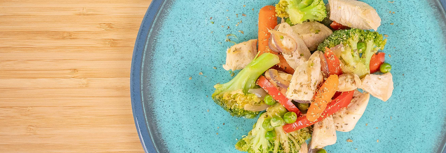 Imagem Salteado de frango e Legumes congelados A Pitada do Pai