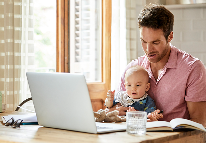 teletrabalho com crianças