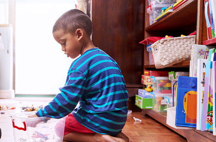 arrumação brinquedos