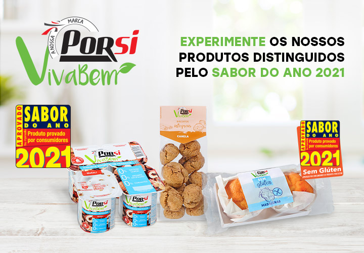 Produtos PorSi sabor do ano 2021