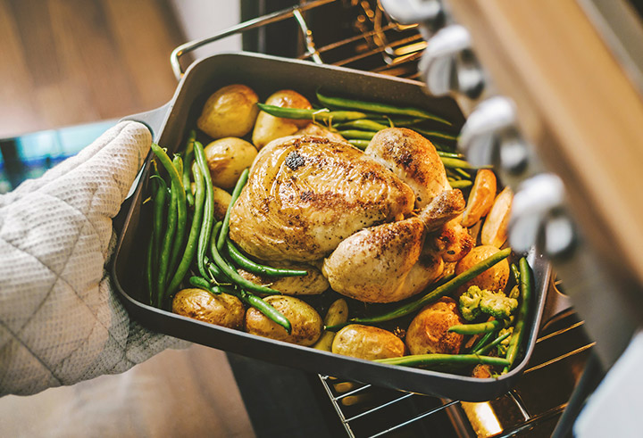 Frango com legumes