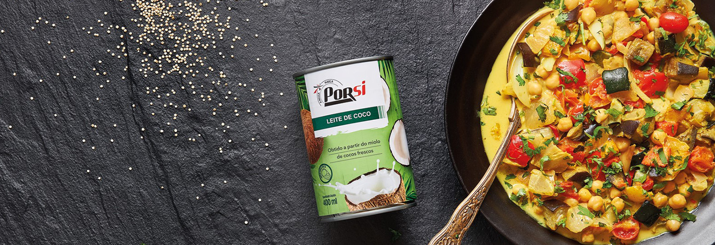 Imagem Caril vegan no forno