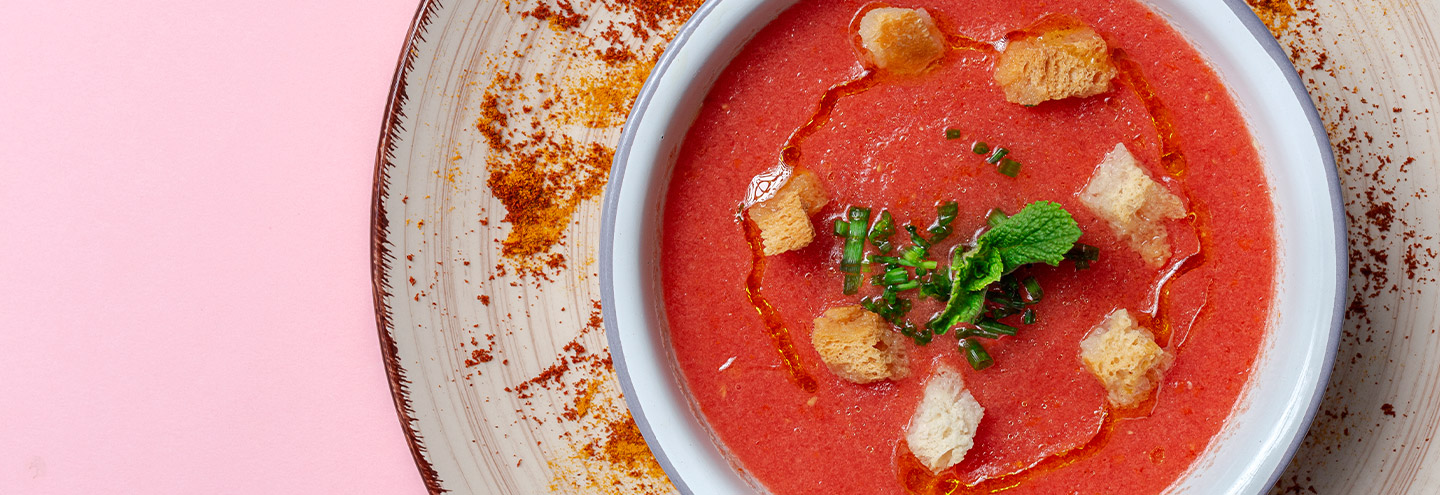 Imagem Gaspacho com tomate assado