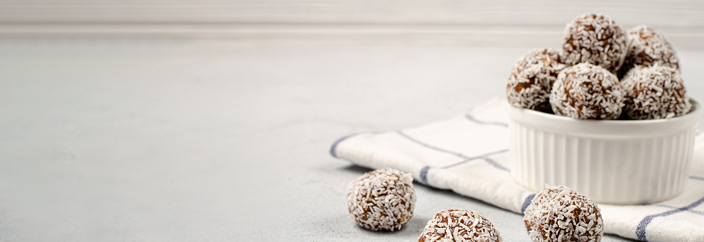 Imagem Bolinhas energéticas de amendoim e cacau