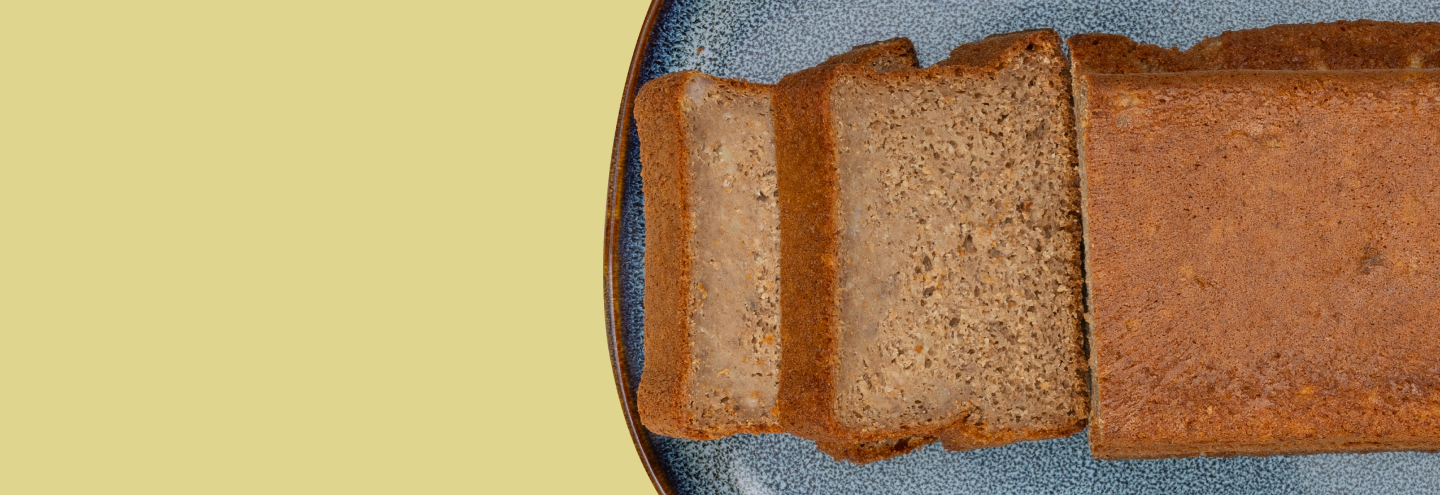 Imagem Bolo de banana sem acucar adicionado