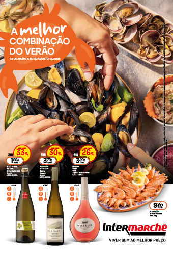 Imagem Folheto Especial Vinhos e Mariscos