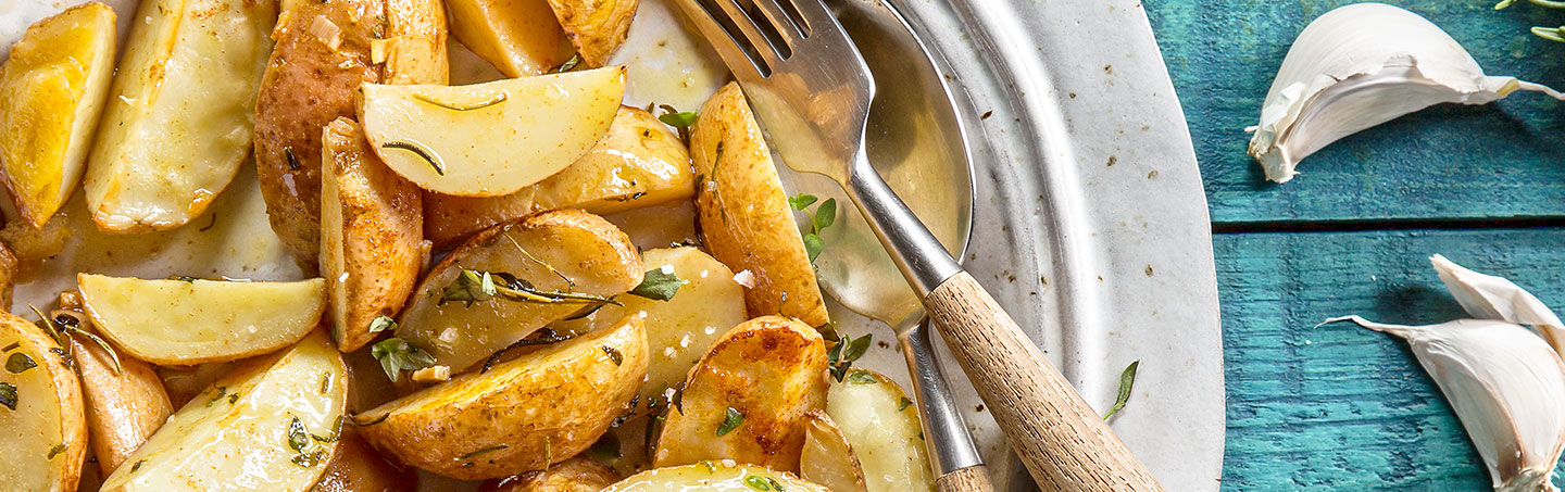 Imagem GOMOS DE BATATA ASSADA COM ALHO E ERVAS