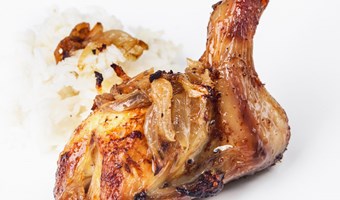 Imagem CODORNIZ ASSADA COM ARROZ DE FORNO