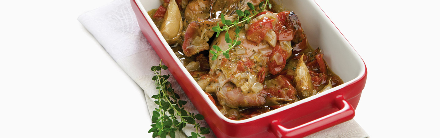 Imagem COELHO NO FORNO COM ERVAS