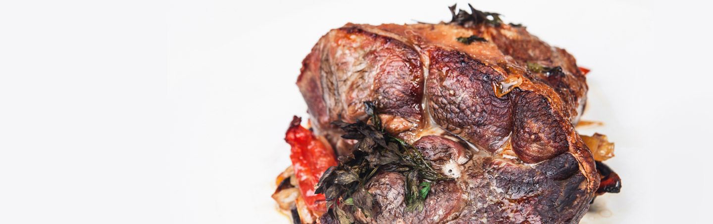 Imagem PERNA DE BORREGO COM SALSA E AGUARDENTE