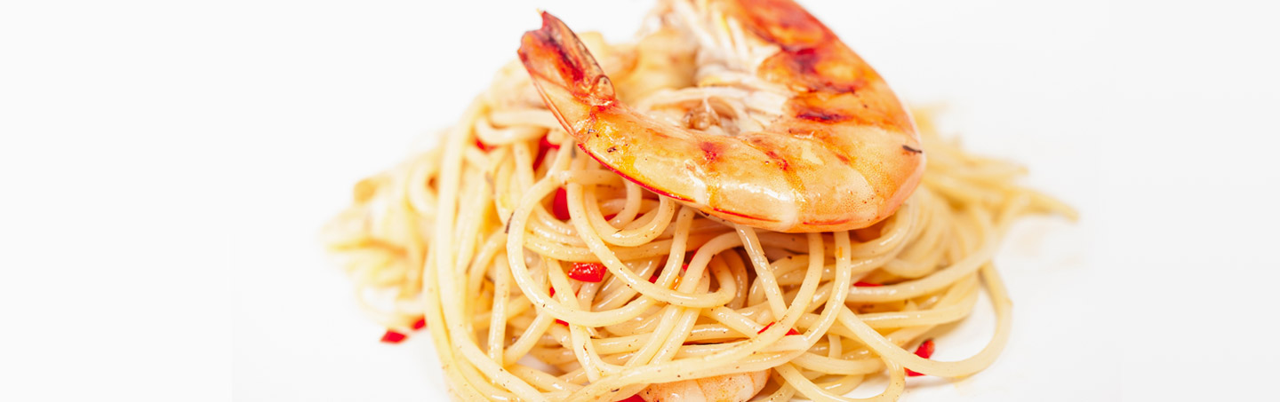 Imagem SPAGHETTI DE CAMARAO EM MANTEIGA E MALAGUETA