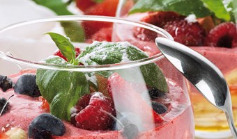Imagem IOGURTE GELADO COM FRUTOS DO BOSQUE